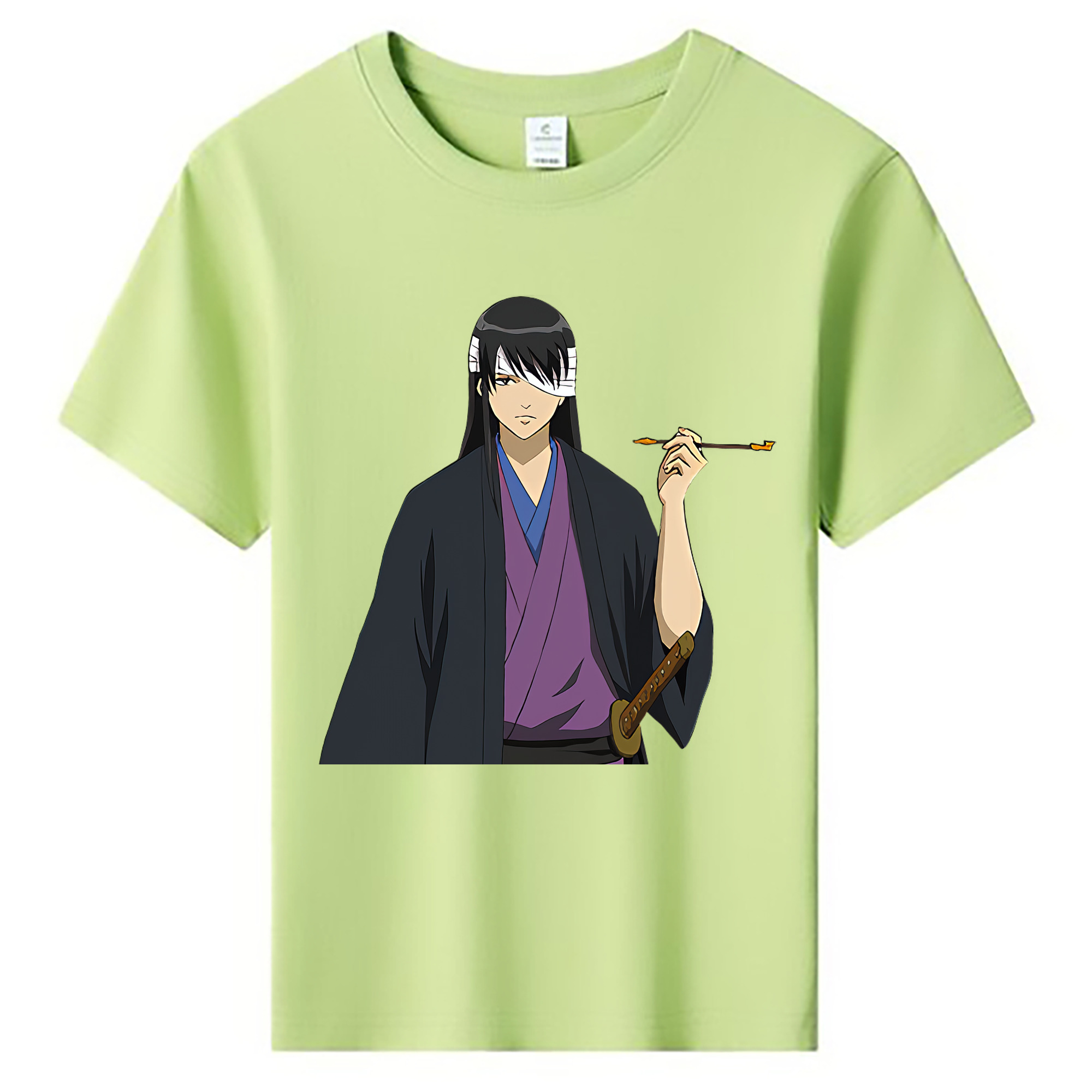 （画像用） ぎんたま 坂田銀時（さかたぎんとき） 神楽 志村新八（しむら しんぱち） GINTAMA Sakata Gintoki Kagura Shimura Shinpachi 綿100％キッズTシャツ（フロントプリント）
